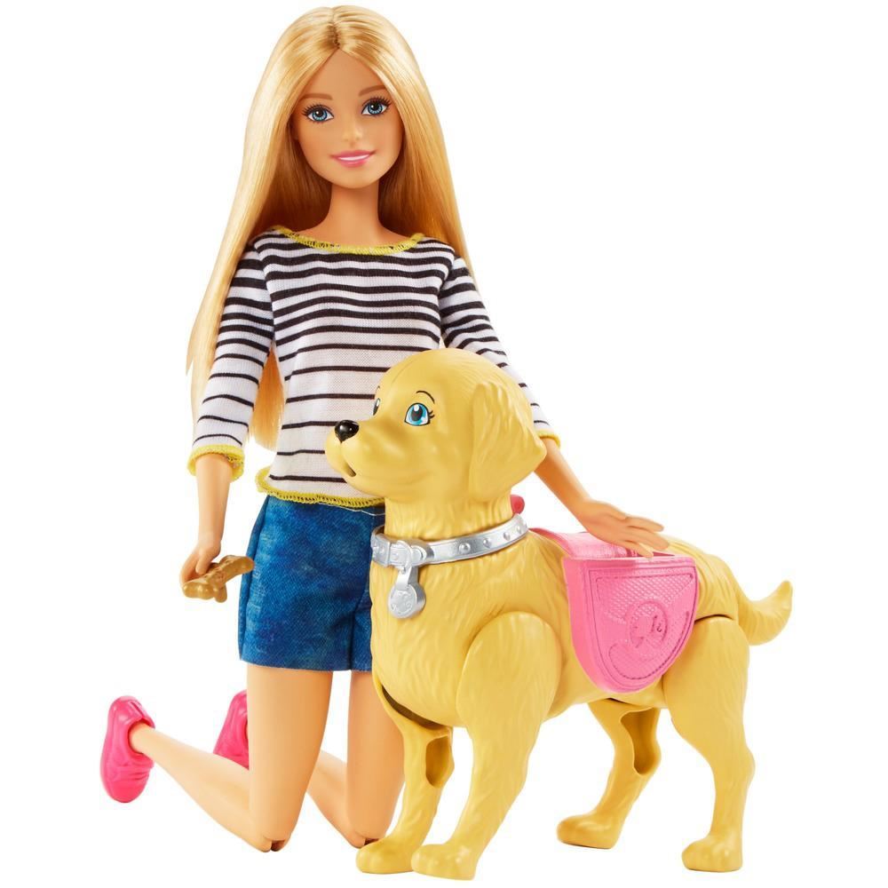 Barbie Passeio com o Cachorro - Mattel - Button Shop