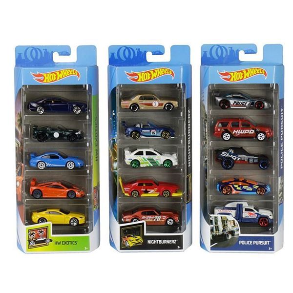 Hot Wheels Kit com 5 Carrinhos