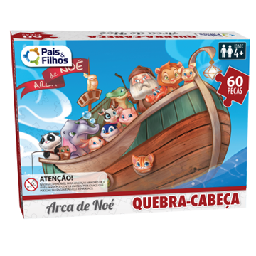 Quebra-Cabeça 150 Peças - Pais e Filhos - Button Shop