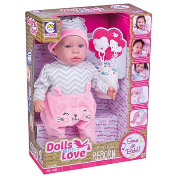 Imagem de Boneca Dolls With Love Reborn - Cotiplás