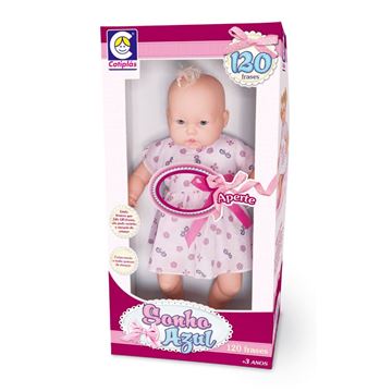 Boneca Baby Ninos Reborn Sons de Bebe Cotiplás 2219 na Papelaria