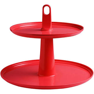 Imagem de Prato Pedestal 2 Andares - Cake - Vermelho