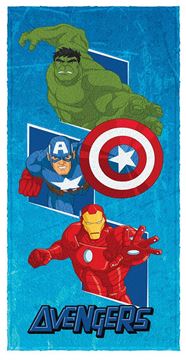 Imagem de Toalha Felpuda 60cm x 1,20m - Avengers