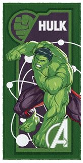 Imagem de Toalha Felpuda 60cm x 1,20m - Hulk