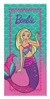 Imagem de Toalha Felpuda 60cm x 1,20m - Barbie