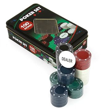 Imagem de Poker Set 100 Fichas - Onyx