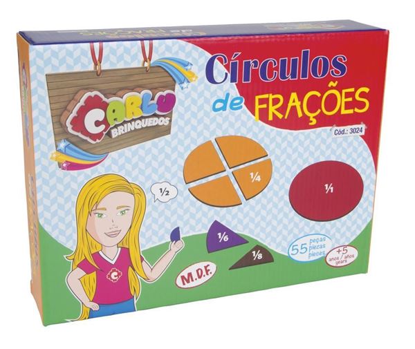 Imagem de Círculos de Frações - Carlu Brinquedos