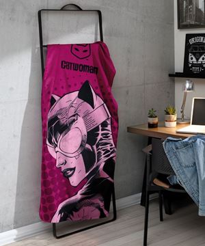 Imagem de Toalha de Praia 76cm x 152cm - Catwoman - Dohler