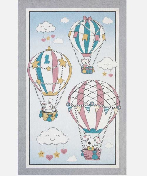 Imagem de Toalha Infantil 70cm x 115cm - Balões - Dohler