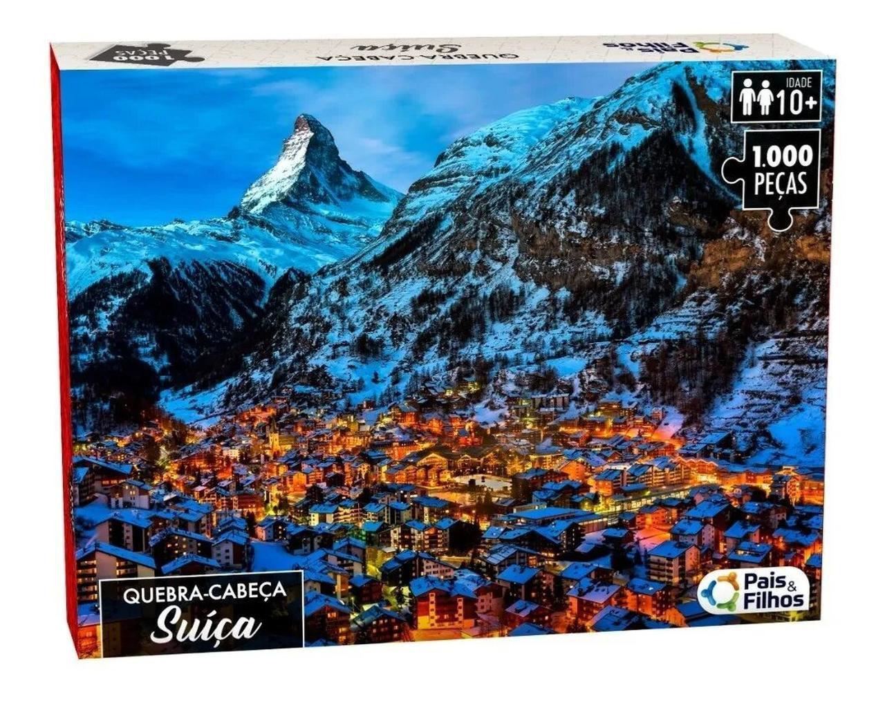 QuebraCabeça Paisagens 1000 Peças Pais e Filhos Button Shop