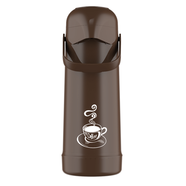 Imagem de Garrafa Térmica Magic Pump 1 Litro - Café - Termolar