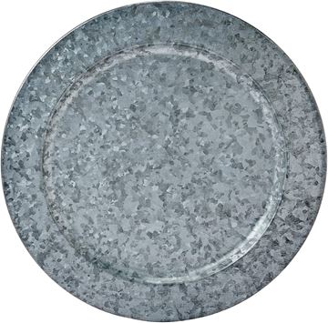 Imagem de Sousplat em Ferro Galvanizado 33cm Unidade - Dynasty