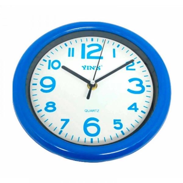 Imagem de Relógio de Parede Azul 20cm - Yin's
