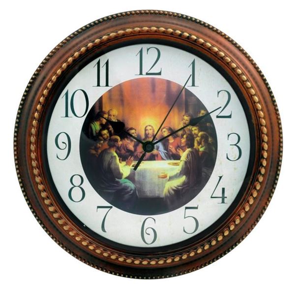 Imagem de Relógio de Parede Santa Ceia 28cm - Yin's