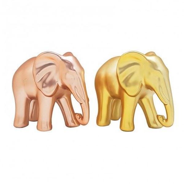 Imagem de Elefante Decorativo Ouro/Rosé