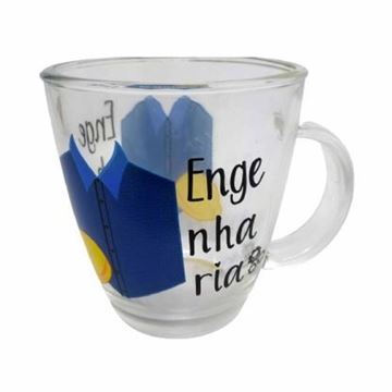 Imagem de Caneca de Vidro Profissões 380ml - Engenharia