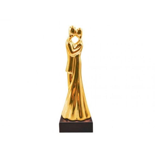 Imagem de Estatueta Casal 35cm - Ouro