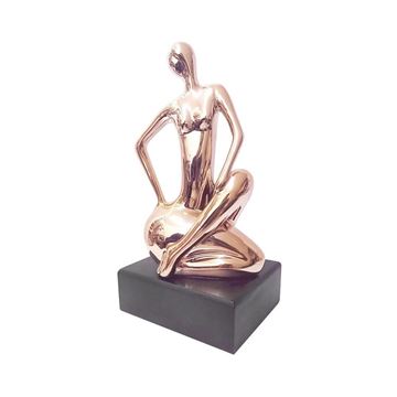 Imagem de Estatueta Mulher 22cm - Ouro