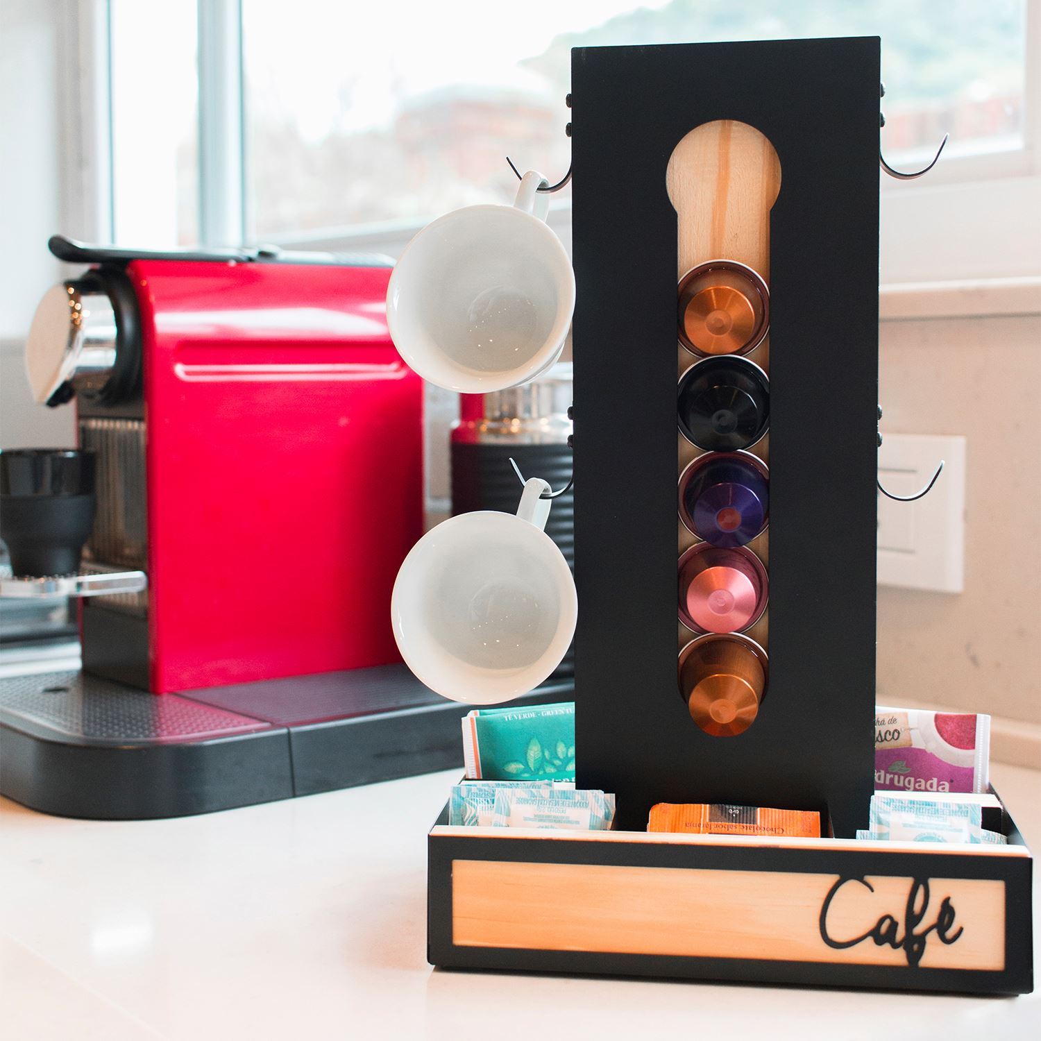 Porta Cápsulas Nespresso de Mesa Café - Geguton - Button Shop