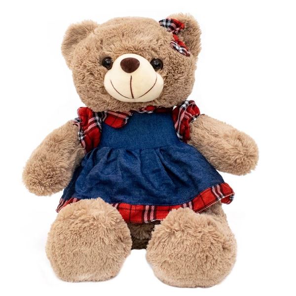 Imagem de Ursa de Pelúcia Vestido - Fofy Toys