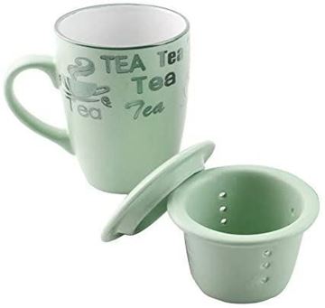 Imagem de Caneca com Infusor e Tampa 350 ml - Verde - Bon Gourmet