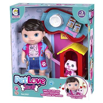 Imagem de Boneca Pet Love Shop - Cotiplás