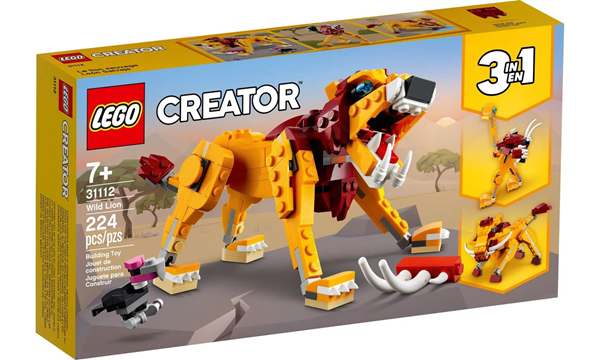 Imagem de LEGO Creator 3 Em 1 - Leão Selvagem