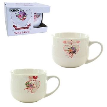 Imagem de Caneca de Porcelana Jumbo With Love - 470ml