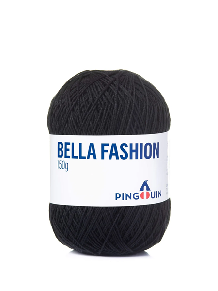 Imagem de Linha Pingouin Bella Fashion 150g - 0100 Preto