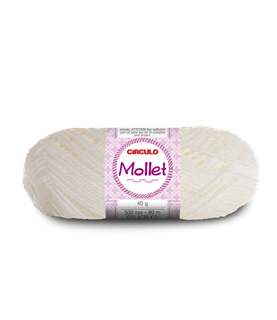 Imagem de Lã Mollet Círculo 40g Nº3/6 - 20 Natural