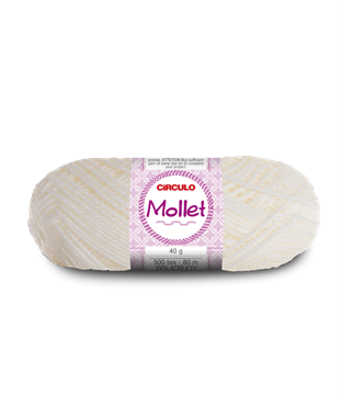 Imagem de Lã Mollet Círculo 40g Nº3/6 - 20 Natural