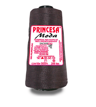 Imagem de Linha Princesa Moda Incomfio 500m - 3540 Marrom Café