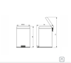 Imagem de Lixeira Inox com Pedal 20L - Tramontina