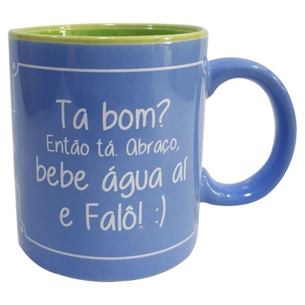 Imagem de Caneca Prosa Azul e Verde 250ml - Dynasty