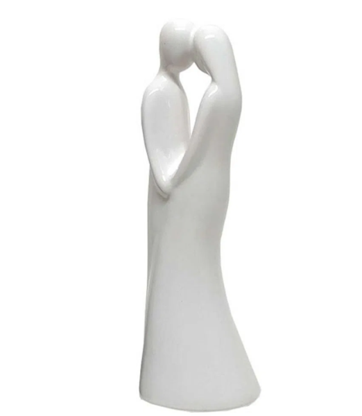 Imagem de Estatueta Casal 16cm - Branca