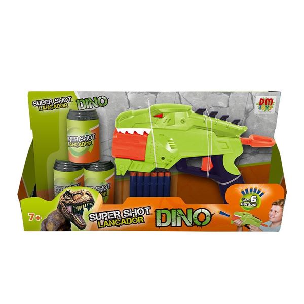 Imagem de Lançador Super Shot Dino - DM Toys