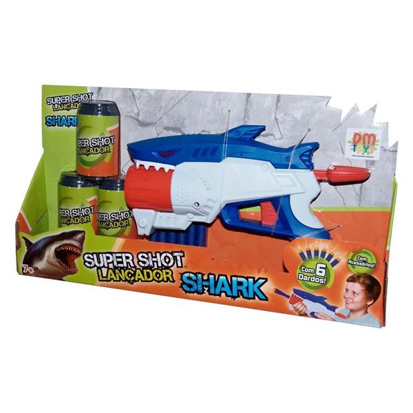 Imagem de Lançador Super Shot Shark - DM Toys