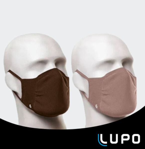 Imagem de Máscara Lupo - 2 Unidades - Nude e Marrom