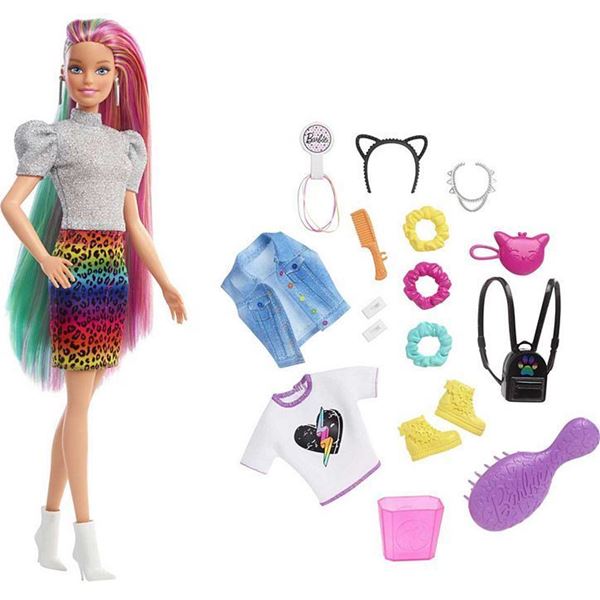 Boneca Barbie Princesa Dreamtopia Tranças Mágicas, com cabelo