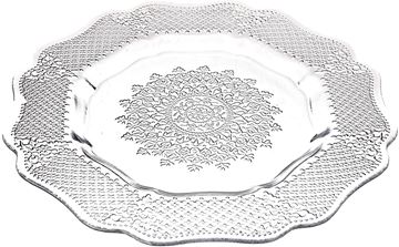Imagem de Sousplat de Vidro Crown 33cm *6 PCS*