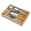 Imagem de Faqueiro Cabo Bambu - 24 Peças - OFERTA SITE