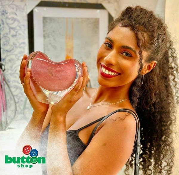 Imagem de Murano Coração Rosa